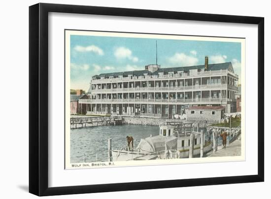 Wolf Inn, Bristol, Rhode Island-null-Framed Art Print