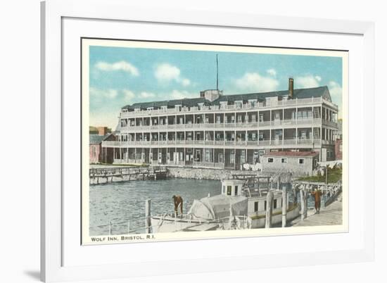 Wolf Inn, Bristol, Rhode Island-null-Framed Art Print