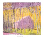 Saltbox Barn, 2002-Wolf Kahn-Mounted Art Print