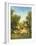 Wolf Lies Down with the Lamb-Dan Craig-Framed Premium Giclee Print