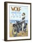 Wolf, Motorbikes, UK, 1939-null-Framed Giclee Print