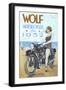 Wolf, Motorbikes, UK, 1939-null-Framed Giclee Print