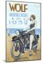 Wolf, Motorbikes, UK, 1939-null-Mounted Giclee Print
