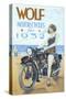 Wolf, Motorbikes, UK, 1939-null-Stretched Canvas
