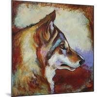 Wolf Portrait-Corina St. Martin-Mounted Giclee Print