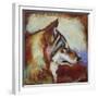 Wolf Portrait-Corina St. Martin-Framed Giclee Print