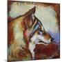 Wolf Portrait-Corina St. Martin-Mounted Giclee Print