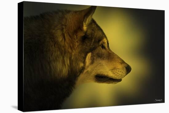 Wolf Profile HL1-Gordon Semmens-Stretched Canvas