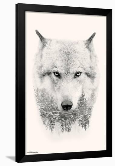 WOLF - TREES-null-Framed Poster