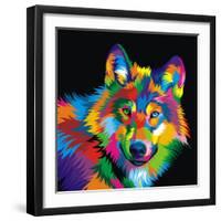 Wolf-Bob Weer-Framed Giclee Print