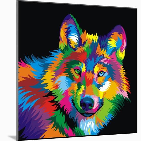 Wolf-Bob Weer-Mounted Giclee Print