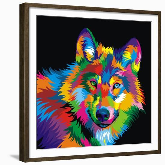 Wolf-Bob Weer-Framed Giclee Print
