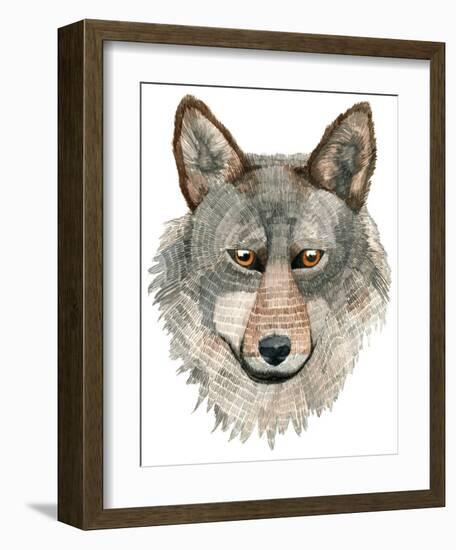 Wolf-Jeannine Saylor-Framed Art Print