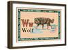 Wolf-null-Framed Premium Giclee Print