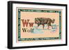 Wolf-null-Framed Premium Giclee Print