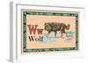 Wolf-null-Framed Premium Giclee Print