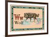 Wolf-null-Framed Art Print