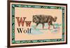 Wolf-null-Framed Art Print