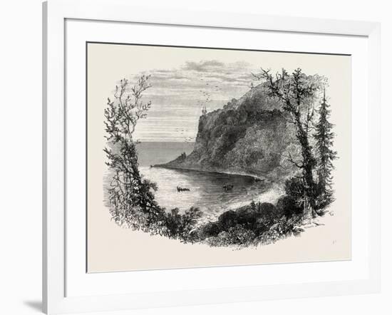 Wolfe's Cove, Quebec, Canada, 1870s-null-Framed Giclee Print