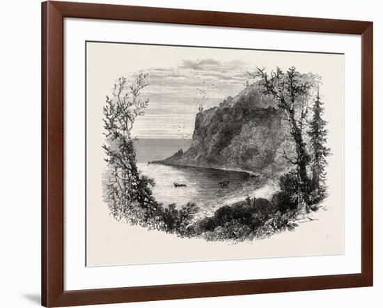 Wolfe's Cove, Quebec, Canada, 1870s-null-Framed Giclee Print