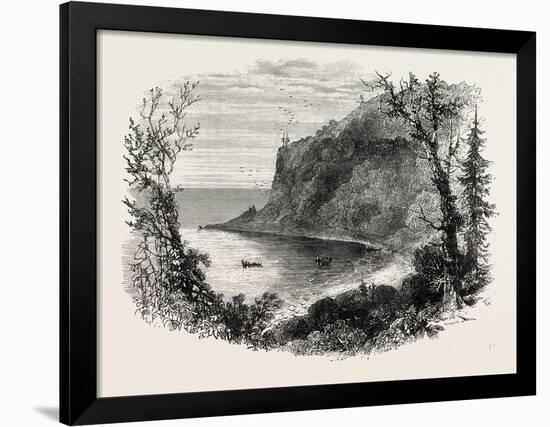 Wolfe's Cove, Quebec, Canada, 1870s-null-Framed Giclee Print