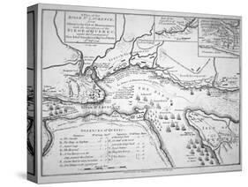 Wolfe's Plan for the Siege of Quebec in 1759, 1780-null-Stretched Canvas