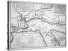 Wolfe's Plan for the Siege of Quebec in 1759, 1780-null-Stretched Canvas