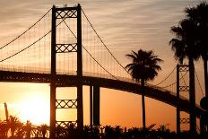 Bridge at Sunrise-wolfephoto-Framed Photographic Print