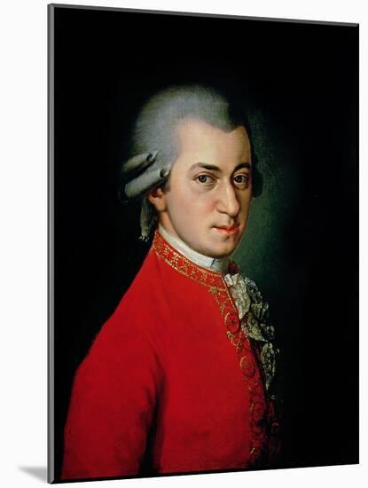 Wolfgang Amadeus Mozart, 1818-Barbara Krafft-Mounted Giclee Print