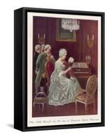 Wolfgang Amadeus Mozart as a Child Taken by the Empress Maria Theresia onto Her Imperial Lap-Rudolf Klingsbogl-Framed Stretched Canvas