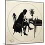 Wolfgang Amadeus Mozart at Piano-null-Mounted Giclee Print