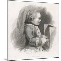 Wolfgang Amadeus Mozart at the Age of Seven-J.m. Mcgahey-Mounted Art Print