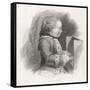 Wolfgang Amadeus Mozart at the Age of Seven-J.m. Mcgahey-Framed Stretched Canvas