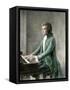 Wolfgang Amadeus Mozart at the Keyboard-null-Framed Stretched Canvas