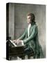 Wolfgang Amadeus Mozart at the Keyboard-null-Stretched Canvas