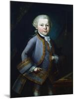 Wolfgang Amadeus Mozart, Austrian Composer, 1761-null-Mounted Giclee Print