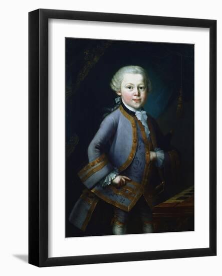 Wolfgang Amadeus Mozart, Austrian Composer, 1761-null-Framed Giclee Print
