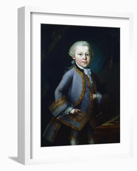 Wolfgang Amadeus Mozart, Austrian Composer, 1761-null-Framed Giclee Print