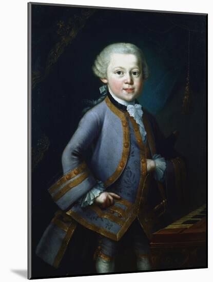 Wolfgang Amadeus Mozart, Austrian Composer, 1761-null-Mounted Giclee Print