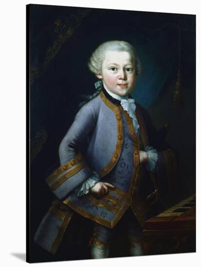 Wolfgang Amadeus Mozart, Austrian Composer, 1761-null-Stretched Canvas