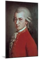 Wolfgang Amadeus Mozart, Austrian Composer, C1780-Johann Nepomuk della Croce-Mounted Giclee Print