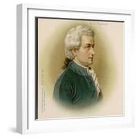 Wolfgang Amadeus Mozart Austrian Composer-null-Framed Photographic Print