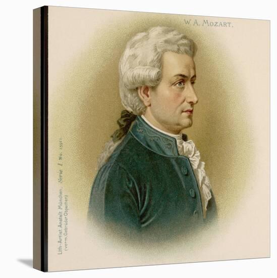 Wolfgang Amadeus Mozart Austrian Composer-null-Stretched Canvas