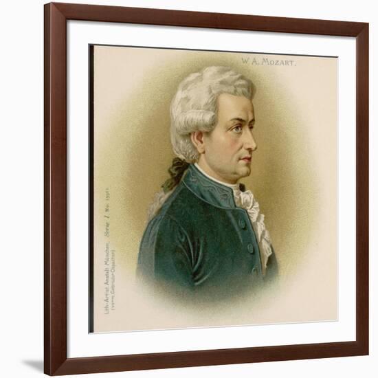 Wolfgang Amadeus Mozart Austrian Composer-null-Framed Photographic Print