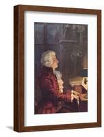 Wolfgang Amadeus Mozart Austrian Composer-L. Balestrieri-Framed Photographic Print