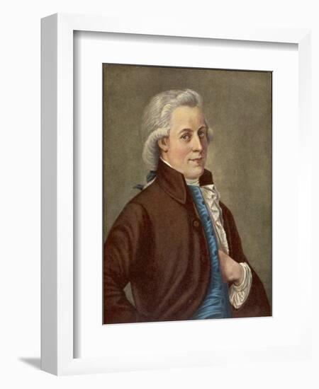 Wolfgang Amadeus Mozart Austrian Composer-Tischbein-Framed Photographic Print