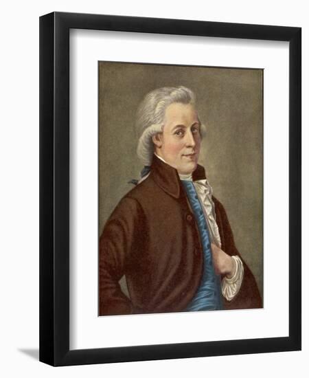 Wolfgang Amadeus Mozart Austrian Composer-Tischbein-Framed Premium Photographic Print