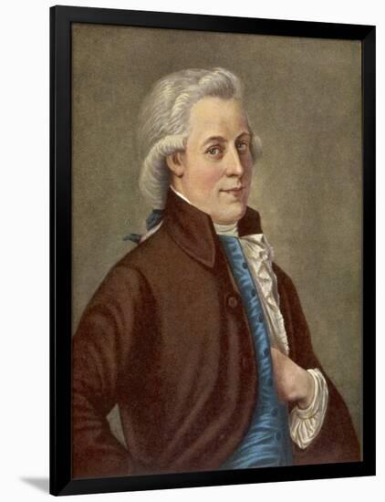 Wolfgang Amadeus Mozart Austrian Composer-Tischbein-Framed Photographic Print