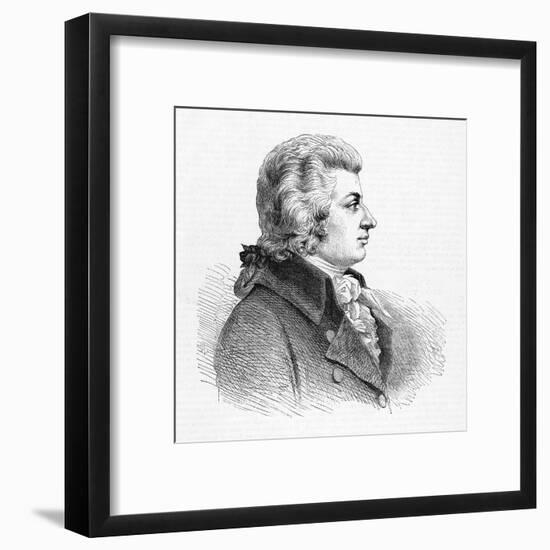 Wolfgang Amadeus Mozart Austrian Composer-null-Framed Art Print