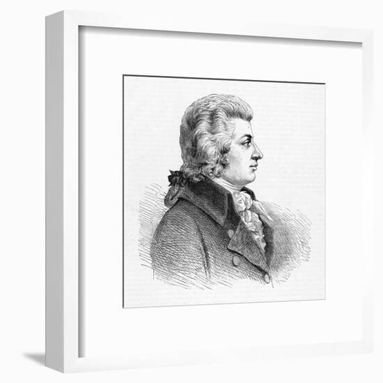 Wolfgang Amadeus Mozart Austrian Composer-null-Framed Art Print